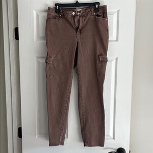 Denim Brown Denim Pants